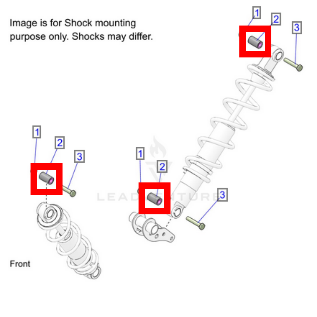 Upgrade your Polaris Shock Mount Bushings